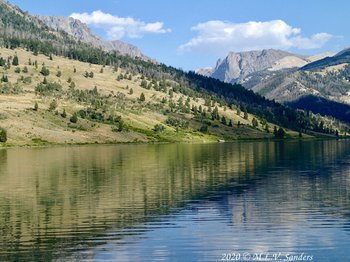 West shore of the lower Green River Lake, Wyoming