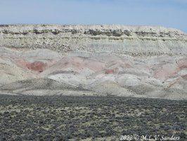 Close up of Ross Ridge, Sublette County