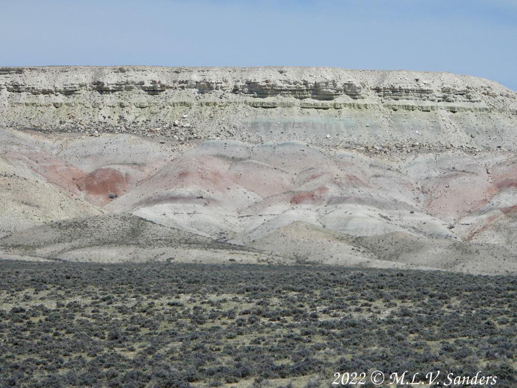 Close up of Ross Ridge, Sublette County