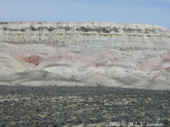 Close up of Ross Ridge, Sublette County