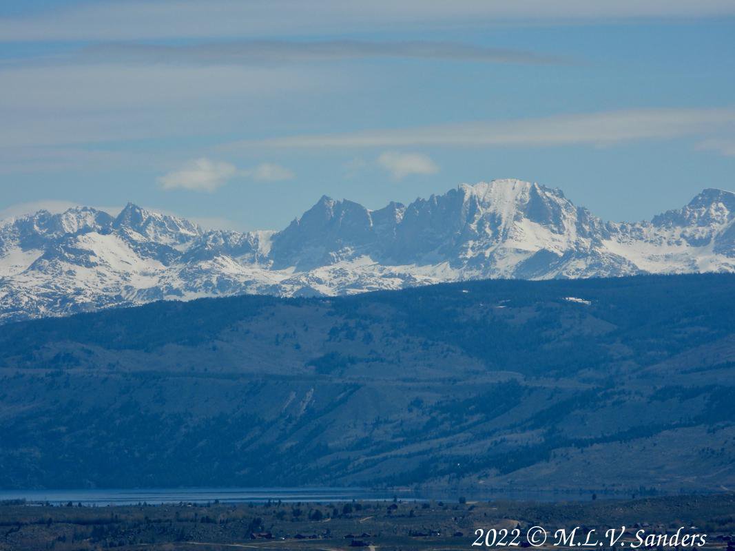 Fremont Lake and Peak as seen from the top of Stewart Point