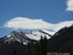 Snow covered ridge on the side of Big Sheep Mountain. Green River Lakes.