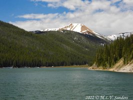 The far end of Middle Piney Lake Sublette County.